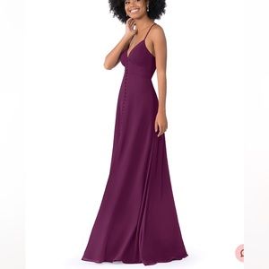 Azazie Alaya Dress in Cabernet